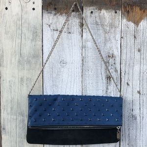 Studded Clutch Or Shoulder Bag